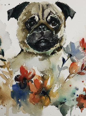 Fawn Pug and Friends