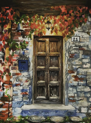 Garden Door in Bloom